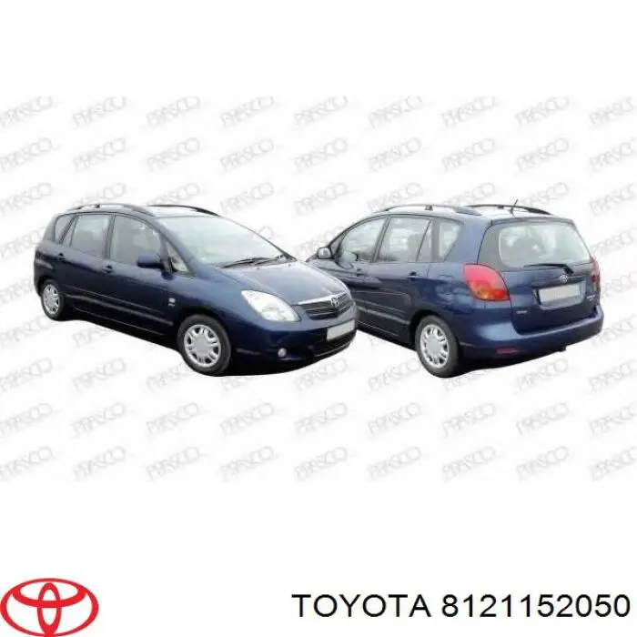Фара противотуманная, правая Toyota 8121152051 цена, от 40.39 USD