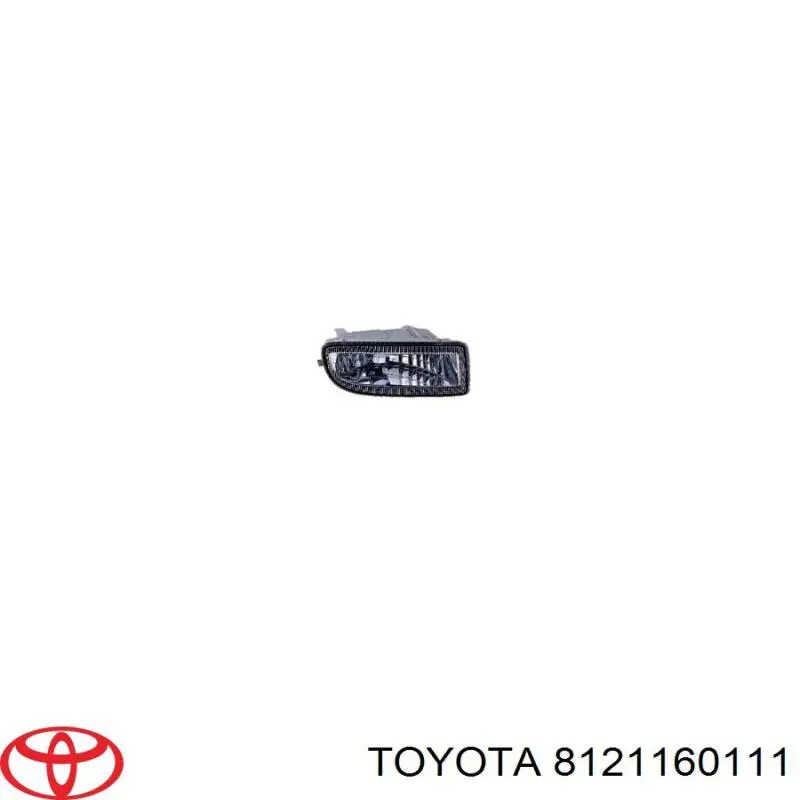 Фара противотуманная правая 8121160111 Toyota