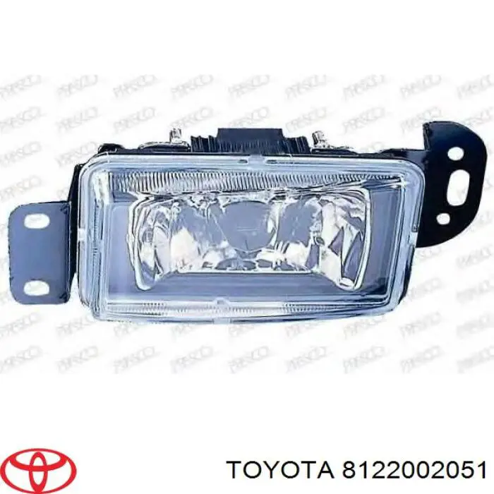 8122002051 Toyota luzes de nevoeiro esquerdas