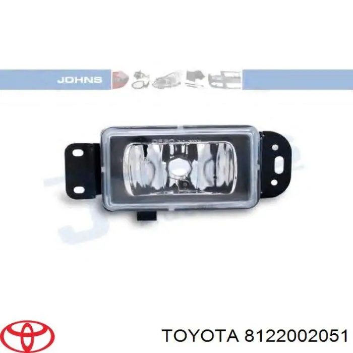 Купить 8122002051 Toyota Противотуманка левая