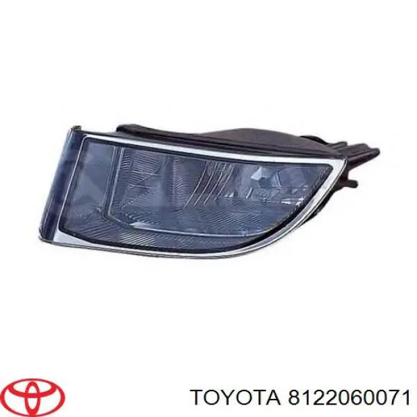 Фара противотуманная левая 8122060071 Toyota