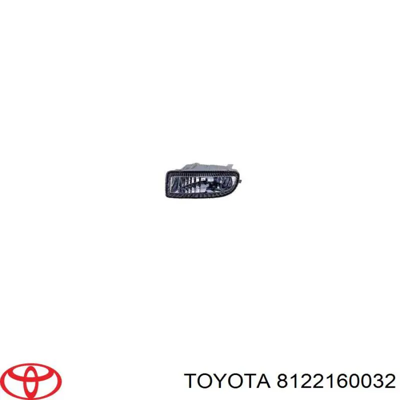 Фара противотуманная левая 8122160032 Toyota