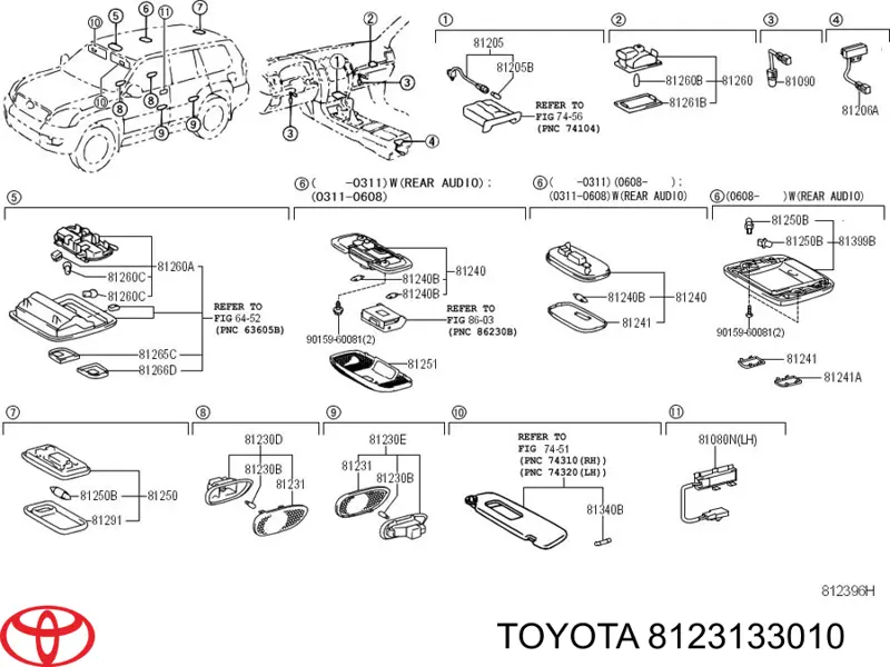  8123133010 Toyota