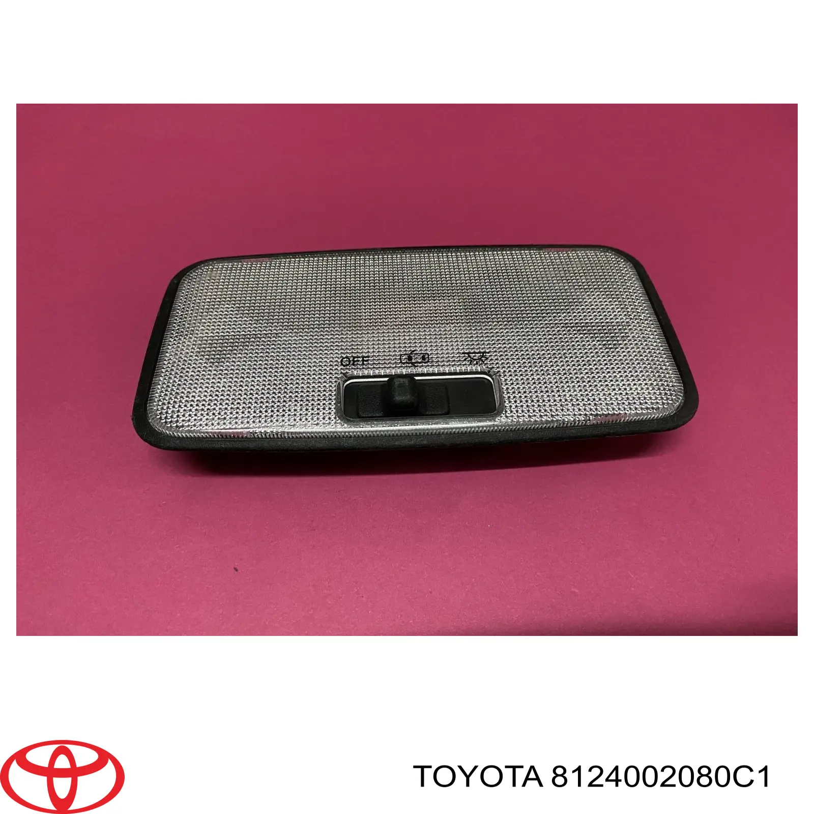 8124002080C1 Toyota Плафон освещения салона (кабины) задний