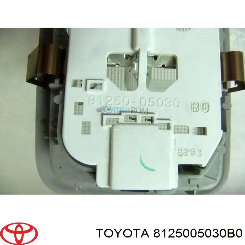 Купить 8125005030B0 Toyota Плафон освещения салона (кабины) задний