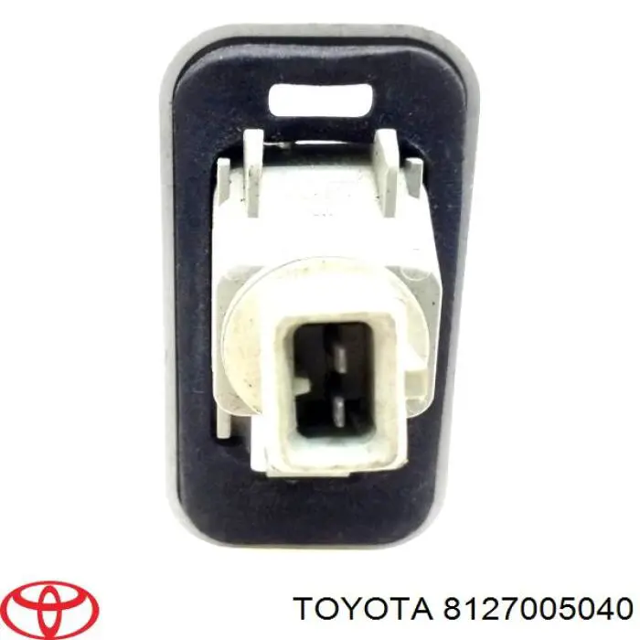 Фонарь освещения номерного знака Toyota 8127005040