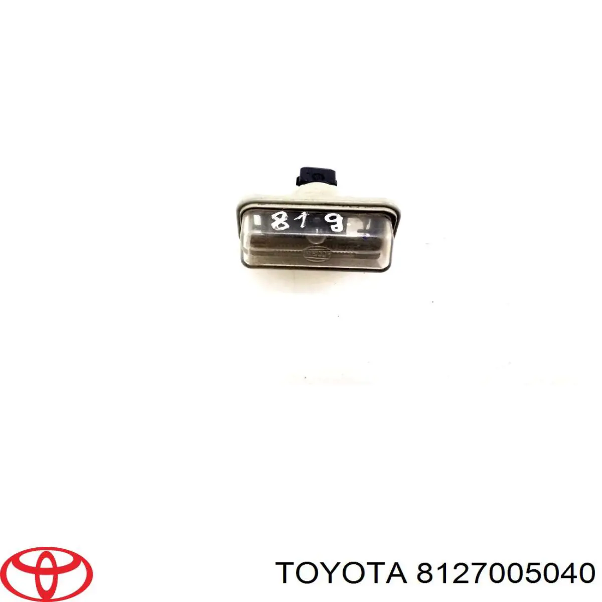 8127005040 Toyota фонарь подсветки заднего номерного знака