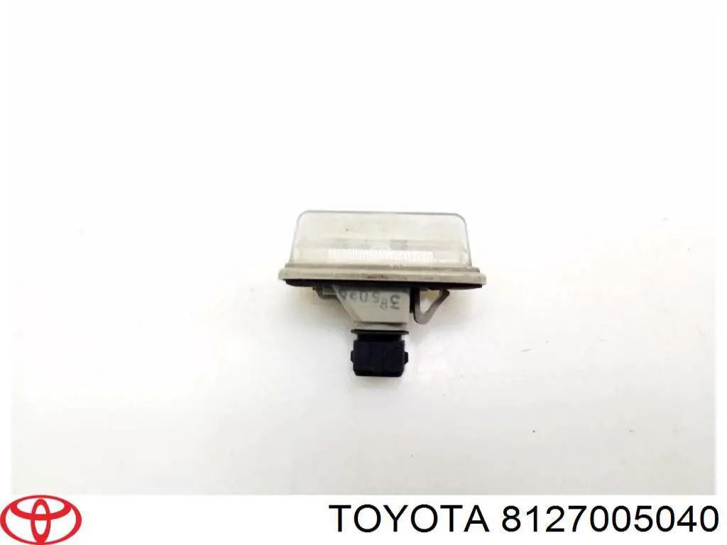 Фонарь подсветки номерного знака 8127005040 Toyota