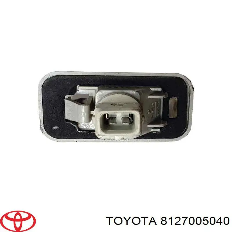 Фонарь подсветки номерного знака 8127005040 Toyota
