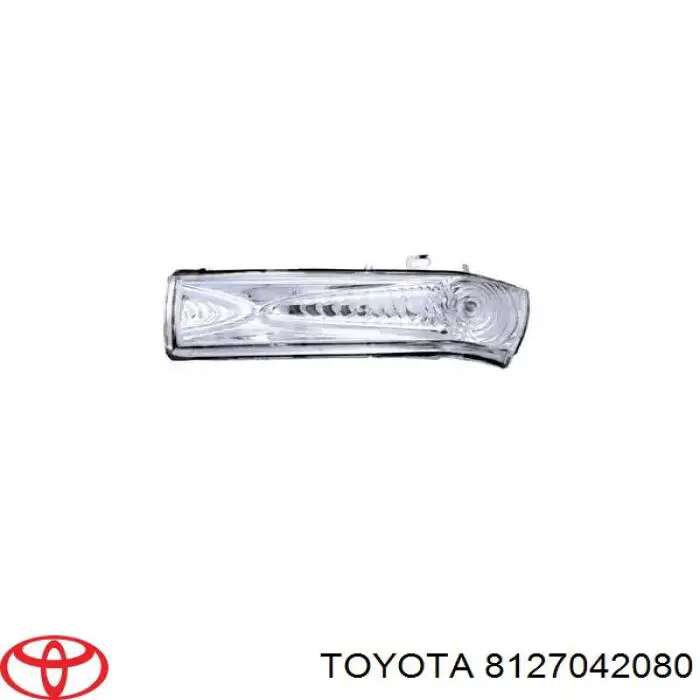 8127042080 Toyota фонарь подсветки заднего номерного знака