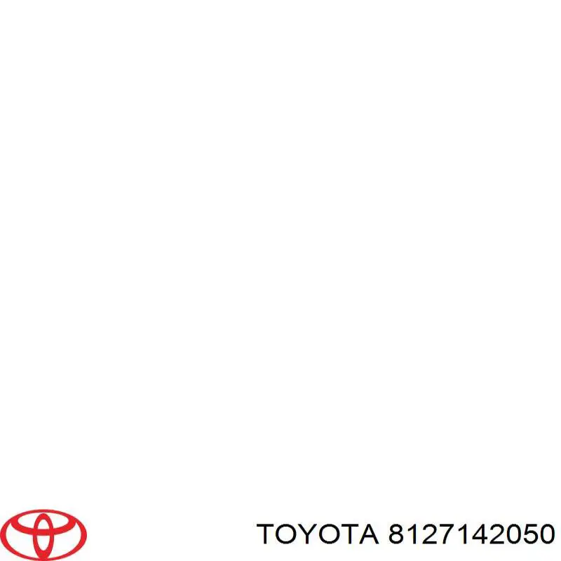 8127142050 Toyota Caixa da luz de fundo de matrícula