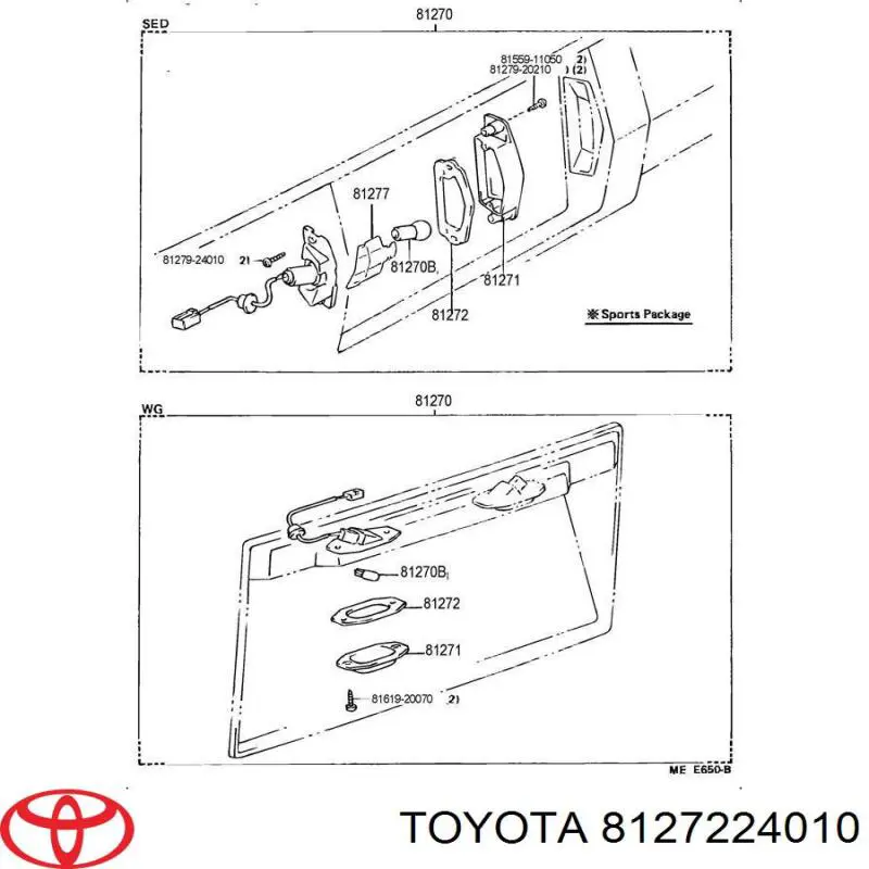  8127224010 Toyota