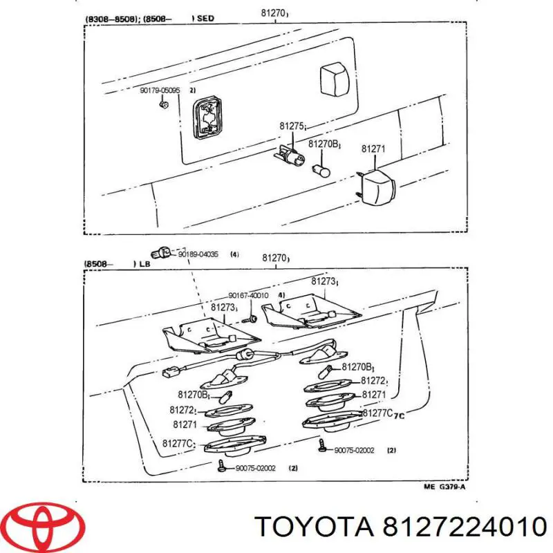  Toyota 8127224010 цена, от 11.47 USD