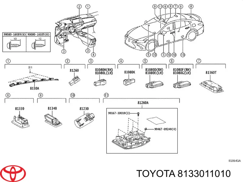 8133011010 Toyota 