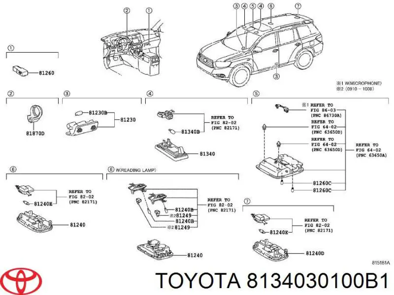  8134030100B1 Toyota