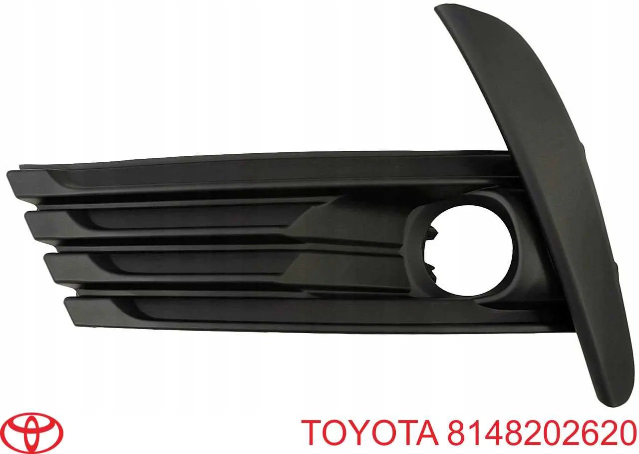 Решетка переднего бампера, левая Toyota 8148202620 цена, от 9.37 USD