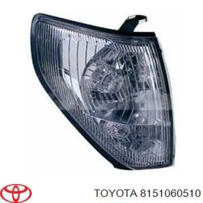 Указатель поворота правый 8151060510 Toyota