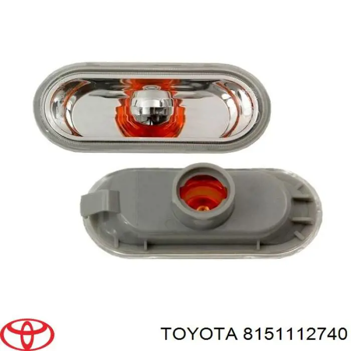 Указатель поворота правый Toyota 8151012740