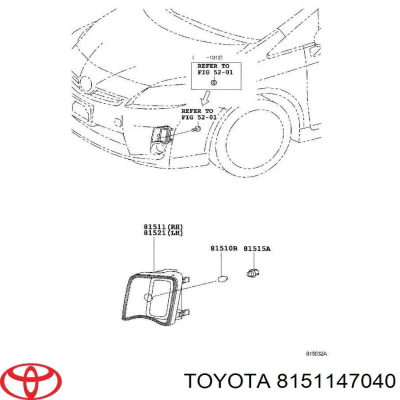  8151147040 Toyota