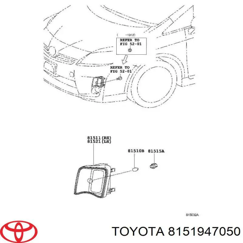  8151947050 Toyota