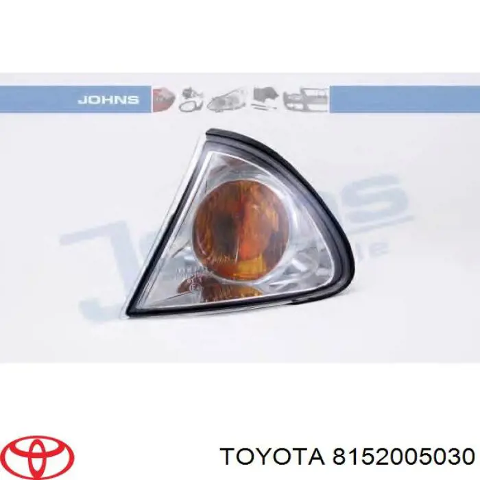 Указатель поворота левый Toyota 8152005030
