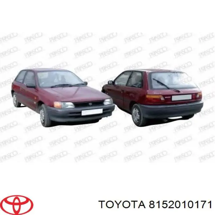 Pisca-pisca esquerdo para Toyota Starlet (P8)