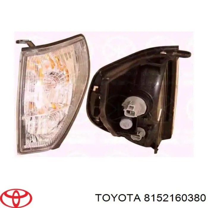 Указатель поворота левый 8152160380 Toyota