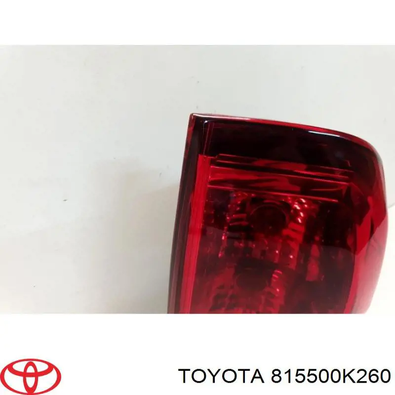 Lanterna traseira direita para Toyota Hilux (GUN12, GUN13)