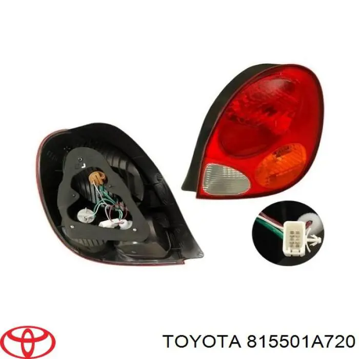 Фонарь задний правый Toyota 815501A821 цена, от 27.60 USD