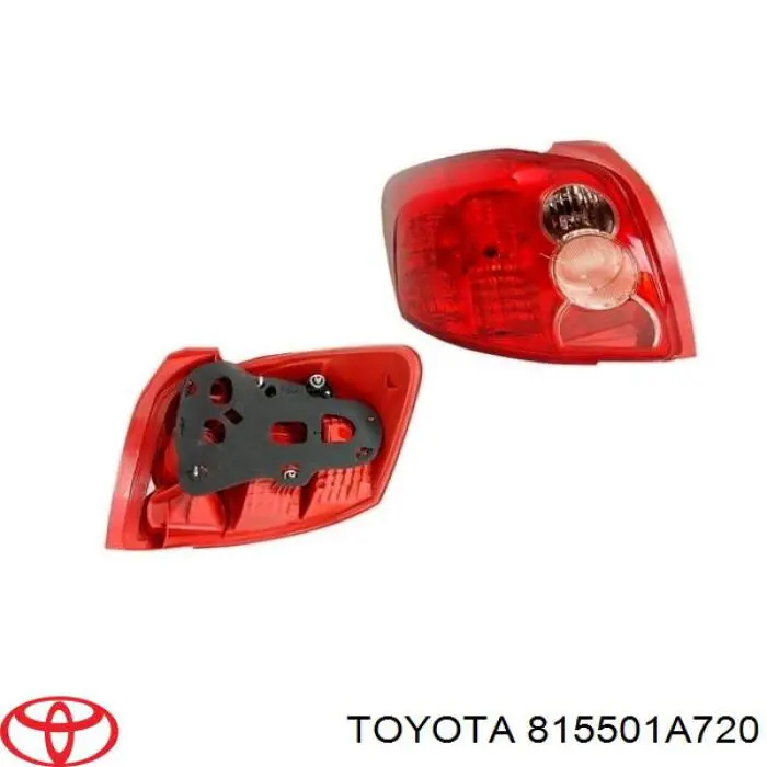 Lanterna traseira direita para Toyota Corolla (E10)