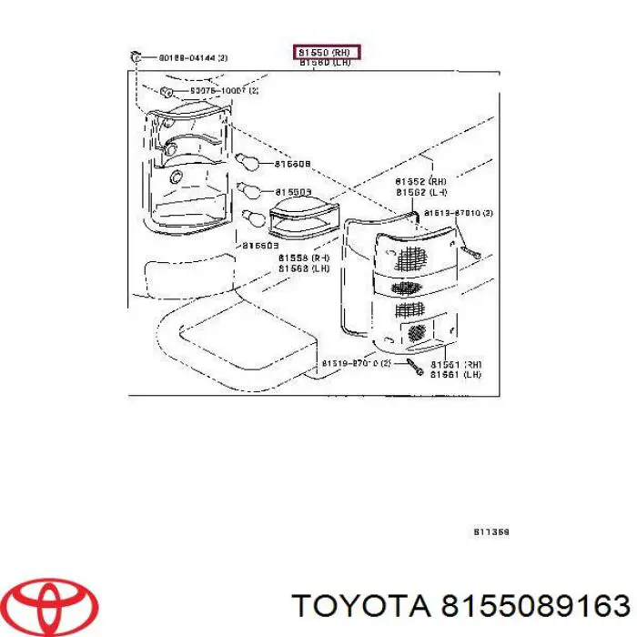 Фонарь задний правый Depo/Loro/Abakus 002121945R цена, от 5.66 USD