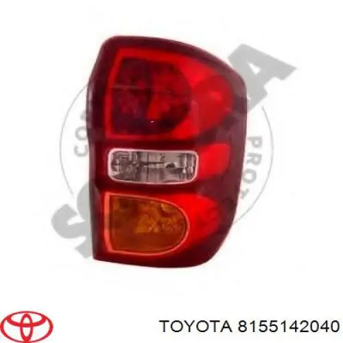 Фонарь задний правый 8155142040 Toyota