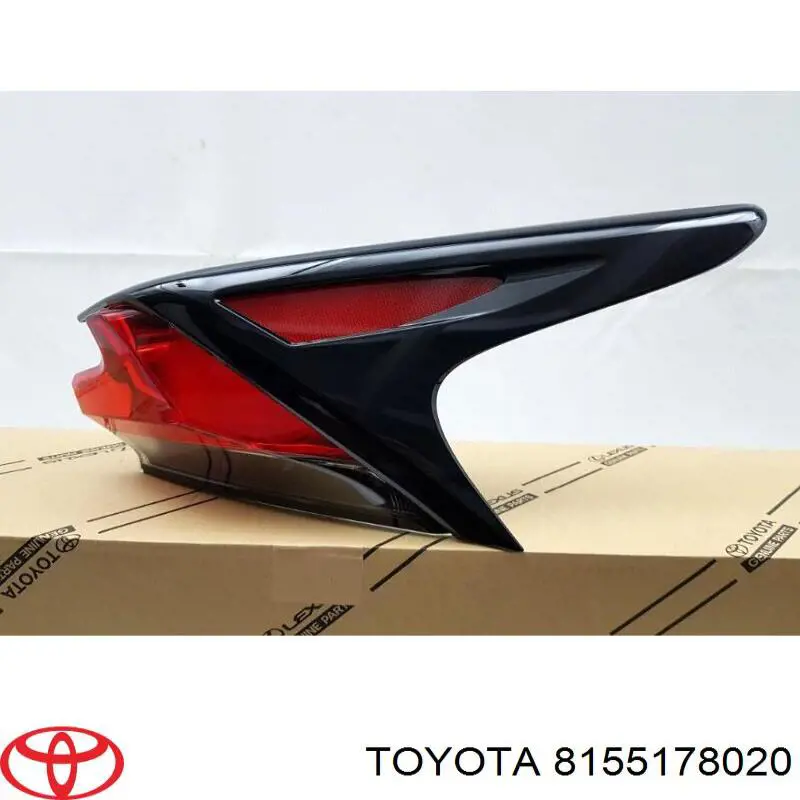 8155178020 Toyota lanterna traseira direita externa