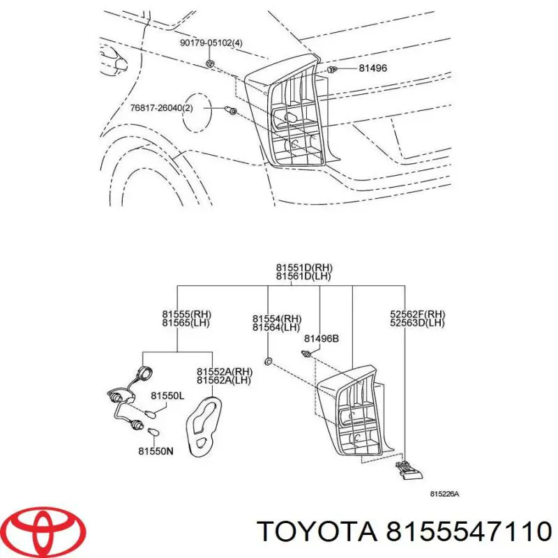  8155547110 Toyota