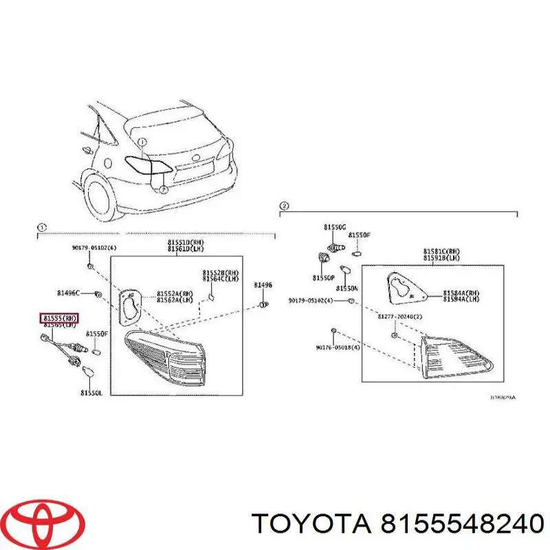 8155548240 Toyota 