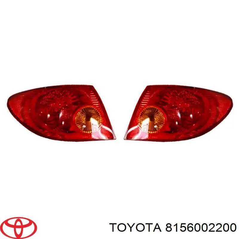 Задняя левая фара Toyota 8156002200 цена, от 126.69 USD