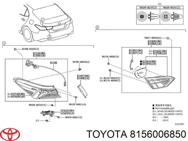 8156006850 Toyota 