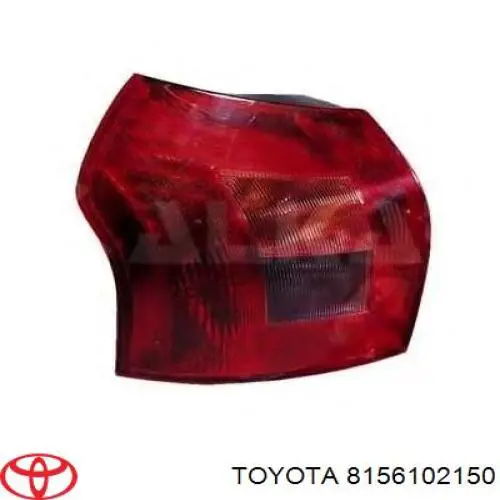 Задняя левая фара Toyota 8156102150 цена, от 54.15 USD