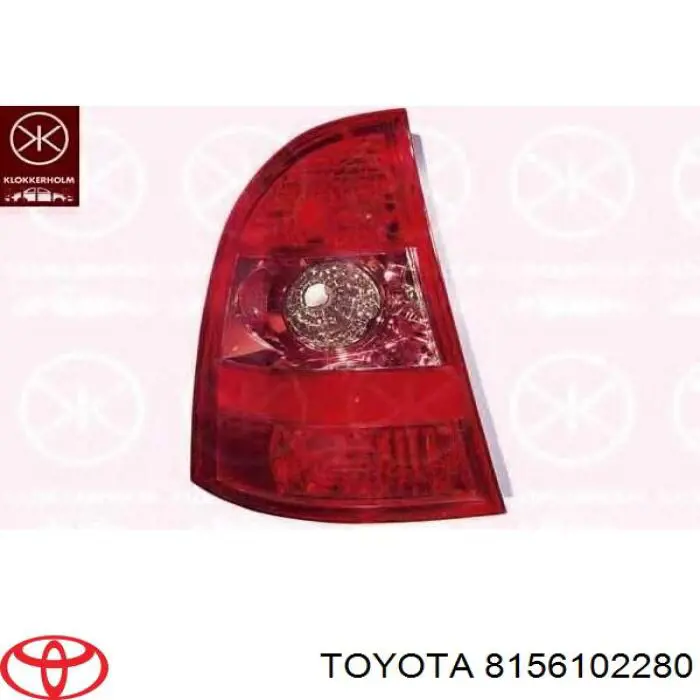 8156102280 Toyota Задний левый стоп