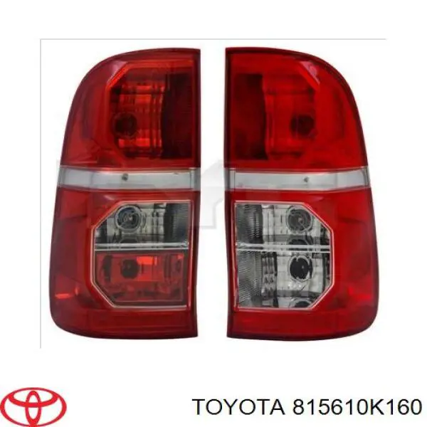 815610K180 Toyota lanterna traseira esquerda