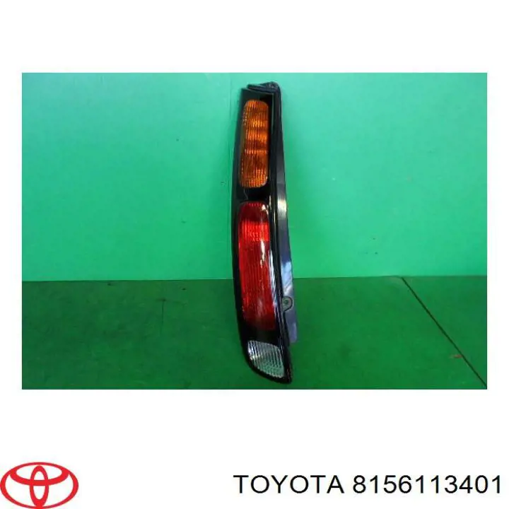 Vidro da luz traseira esquerda para Toyota Corolla (E11)