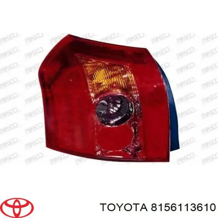 Фонарь задний левый 8156113610 Toyota