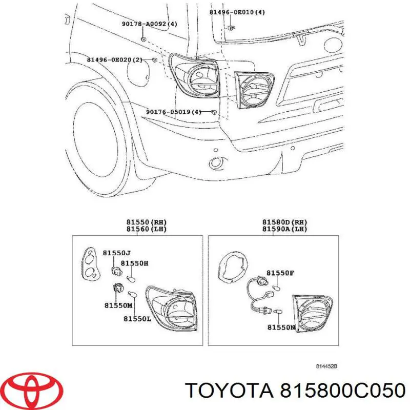 815800C050 Toyota 