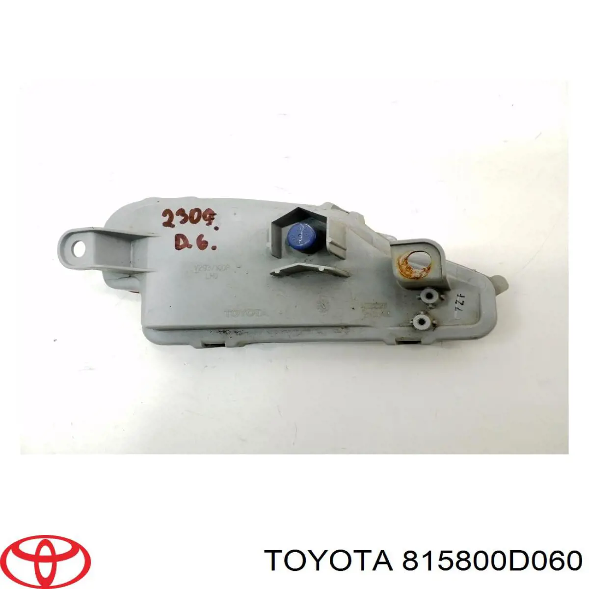 Retrorrefletor (refletor) do pára-choque traseiro direito para Toyota Yaris (P13)