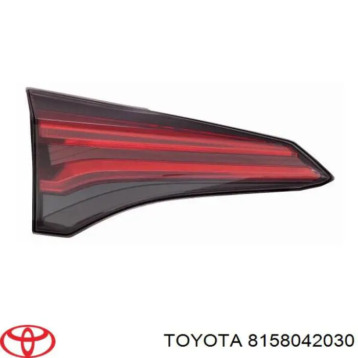 Фонарь задний правый внутренний на Toyota RAV4 IV 