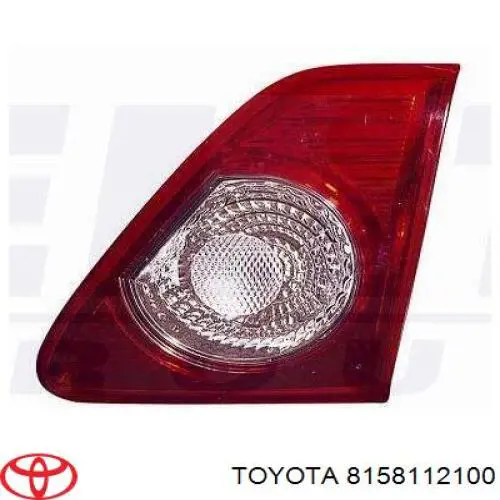 8158112100 Toyota lanterna traseira direita interna