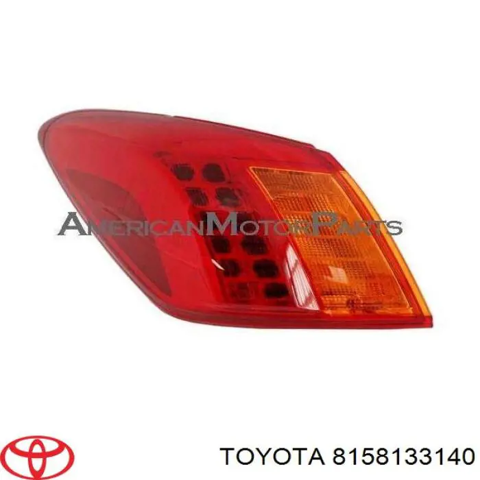 Фонарь задний правый, внутренний Toyota 8158133140 цена, от 31.74 USD