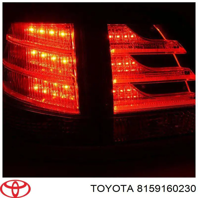 8159160230 Toyota Задняя левая внутренняя фара
