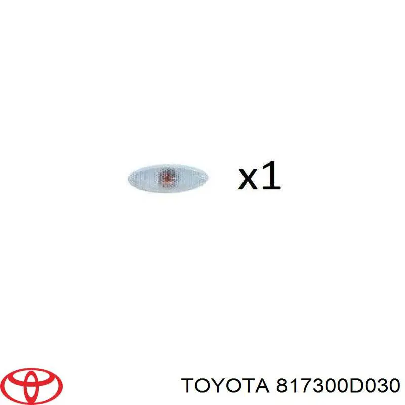 Luz intermitente guardabarros 817300D030 Toyota