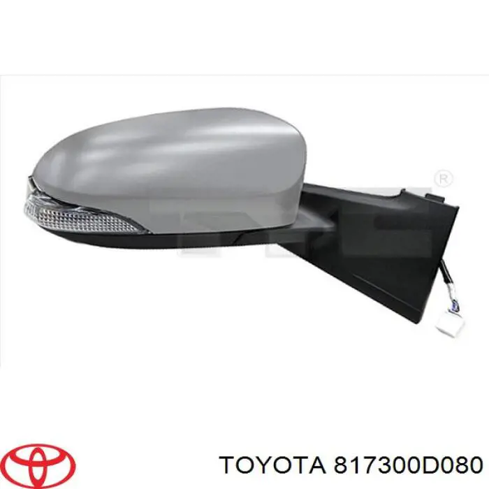 Pisca-pisca de espelho direito para Toyota Yaris (P13)